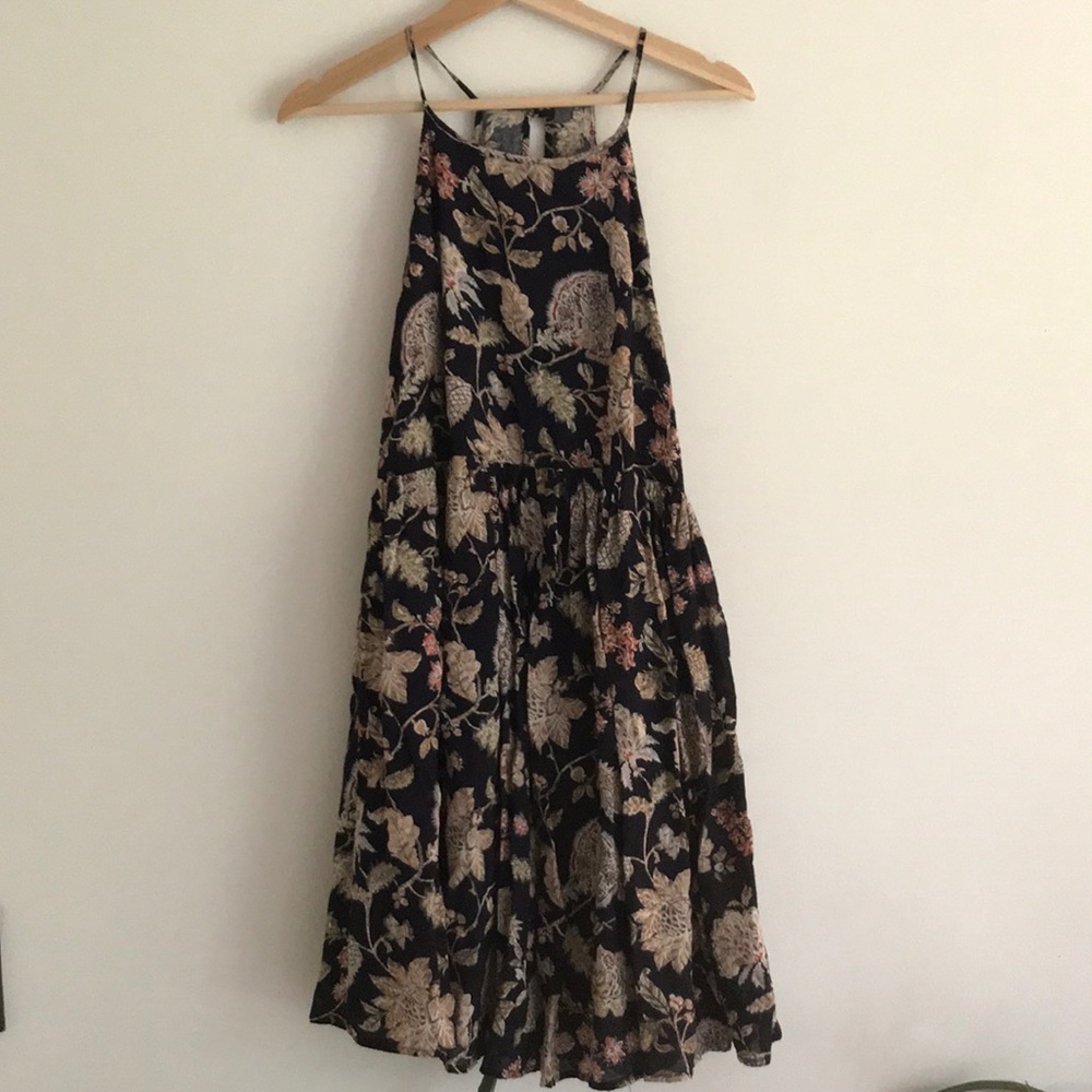 Wishlist fendall floral halter dress
